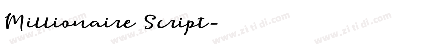 Millionaire Script字体转换